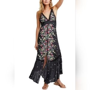 Free people Paradise Floral Print Maxi Dress